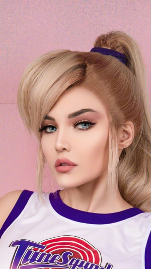 Cosplayer as Lola Bunny from Space Jam: A New Legacy