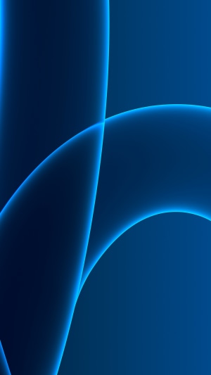 Abstract blue curves on a dark blue background