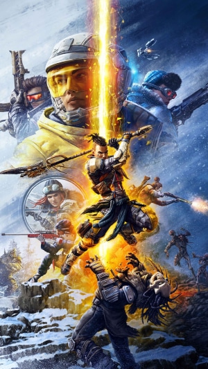 Scavengers Game Art with Multiple Characters and Combat