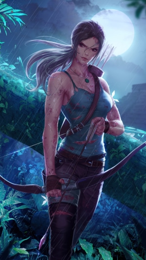 Lara Croft from Tomb Raider artwork
