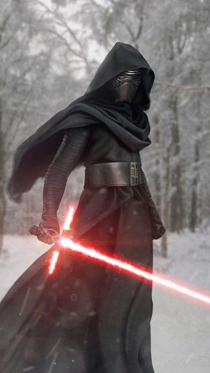 Kylo Ren from Star Wars artwork