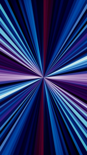 Abstract digital art with radiating lines