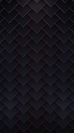 Abstract dark geometric pattern with purple and red accents