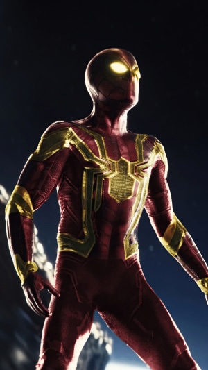 Spider-Man in Iron Spider suit