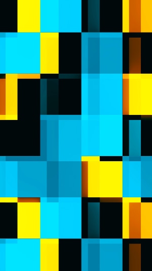 Abstract digital art with geometric shapes