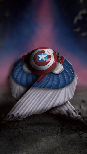 Captain America's Shield and Wings from The Falcon and The Winter Soldier 4K