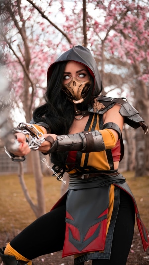Scorpion from Mortal Kombat cosplay