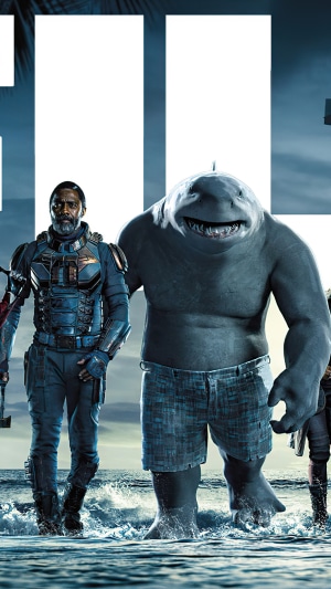 Bloodsport and King Shark from The Suicide Squad