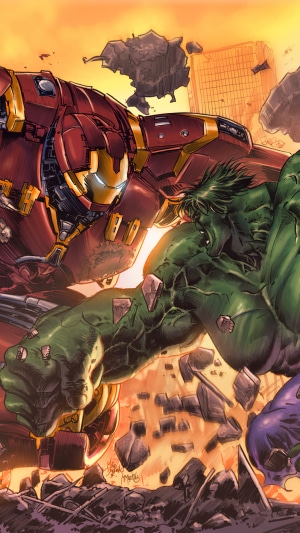 Hulkbuster Iron Man vs. Hulk