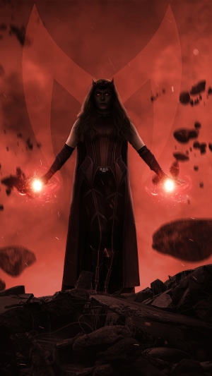 Scarlet Witch from Wanda Vision digital art