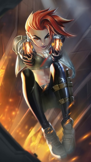 Vayne from League of Legends artwork