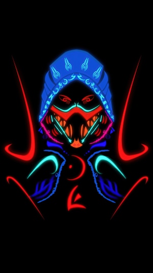 Scorpion from Mortal Kombat minimalist art