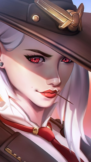 Ashe from Overwatch digital art