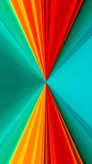 Abstract digital art with radiating lines
