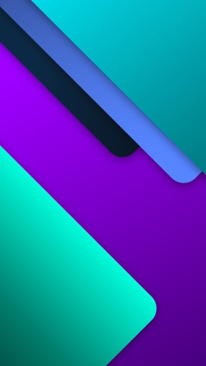 Abstract geometric shapes with purple and teal colors