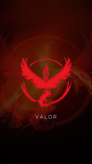 Team Valor logo from Pokemon Go