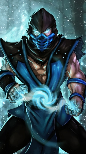 Sub Zero from Mortal Kombat 4K Artwork