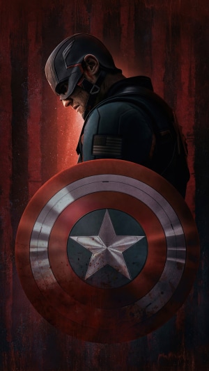 Captain America from The Falcon and The Winter Soldier 4K