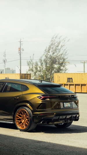 Lamborghini Urus parked outdoors