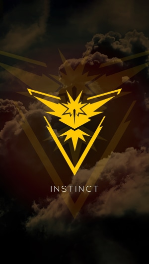 Team Instinct logo from Pokemon Go