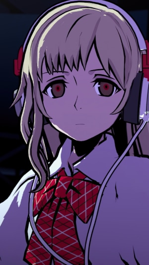 Girl with headphones from The World Ends With You