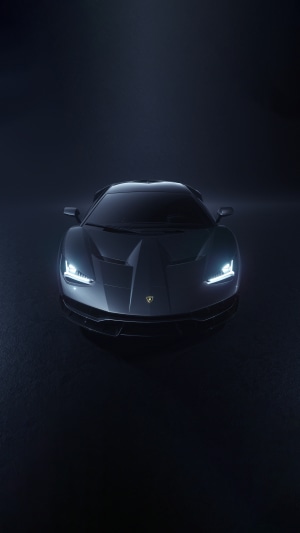 Lamborghini Centenario in dark setting
