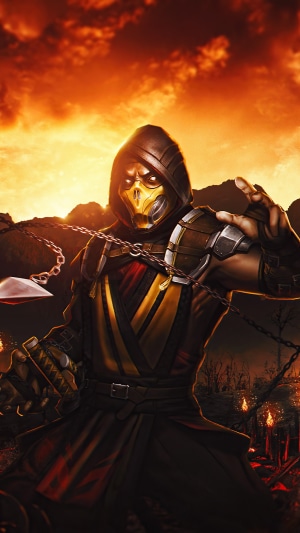 Scorpion from Mortal Kombat 4K