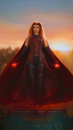 Scarlet Witch from Wanda Vision 4K