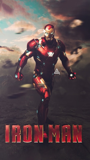 Iron Man digital art artwork 4K