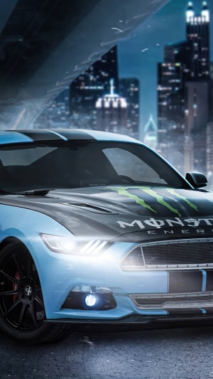 Monster Energy Ford Mustang 4K