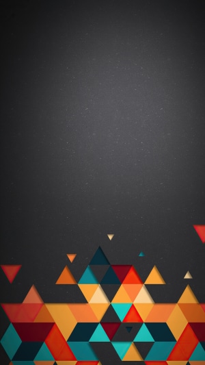Abstract geometric pattern with triangles