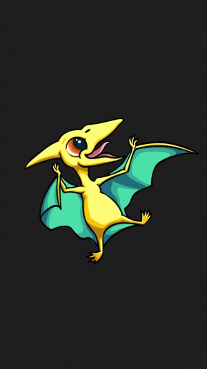 Yellow Pterodactyl Artwork