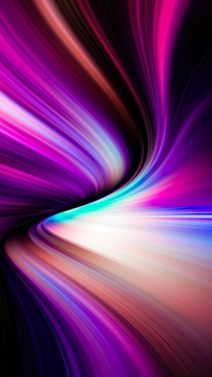 Abstract digital art with colorful light streaks