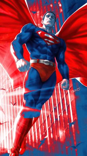 Superman artwork by artist