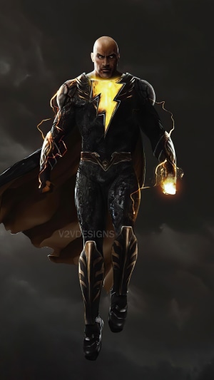 Black Adam artwork 4K