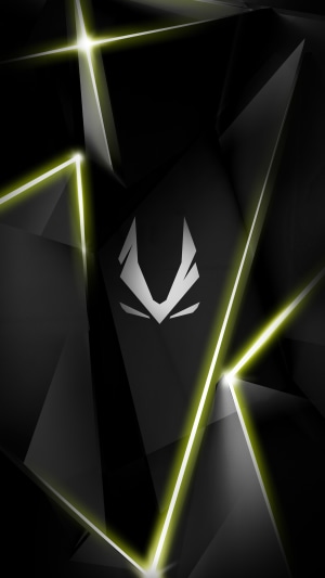 Zotac abstract logo with neon lines