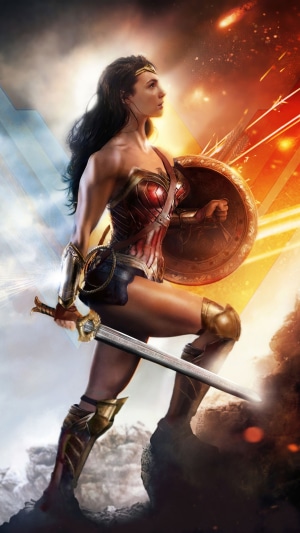Wonder Woman with Sword and Shield