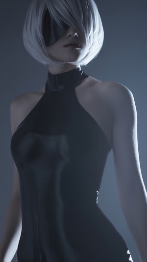 2B from Nier: Automata cosplay