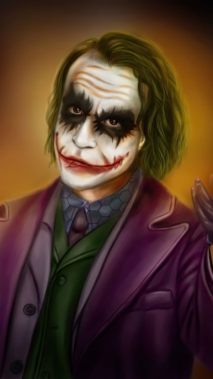 The Joker from Batman, digital artwork