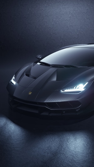 Lamborghini Centenario in dark setting