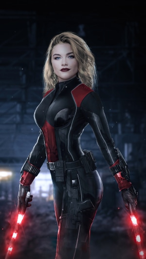 Yelena Belova from Black Widow 4K art