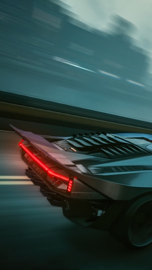 Quadra Turbo R V Tech from Cyberpunk 2077 4K