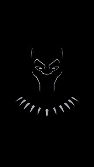 Black Panther minimalist logo
