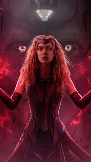 Scarlet Witch from Wanda Vision artwork