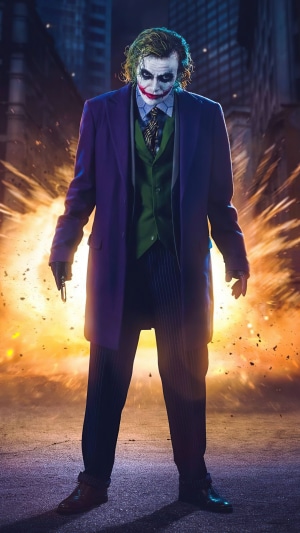 The Joker from Batman artwork 4K
