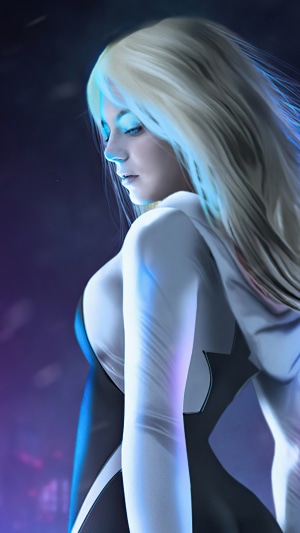 Gwen Stacy from Spider-Man artwork