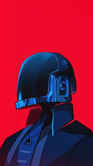 Daft Punk digital art 4K