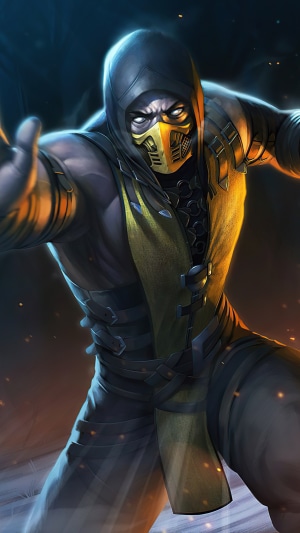 Scorpion from Mortal Kombat 4K
