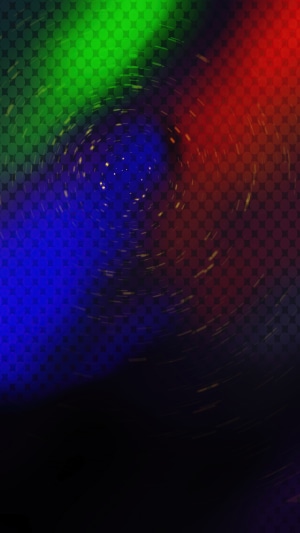 Abstract digital art with swirling colors and light streaks