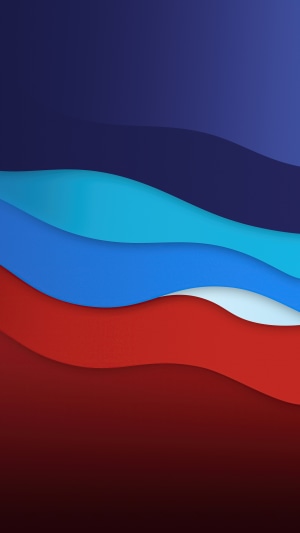 Abstract digital art with layered waves